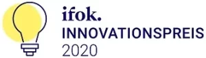Logo des ifok Innovationspreis 2020