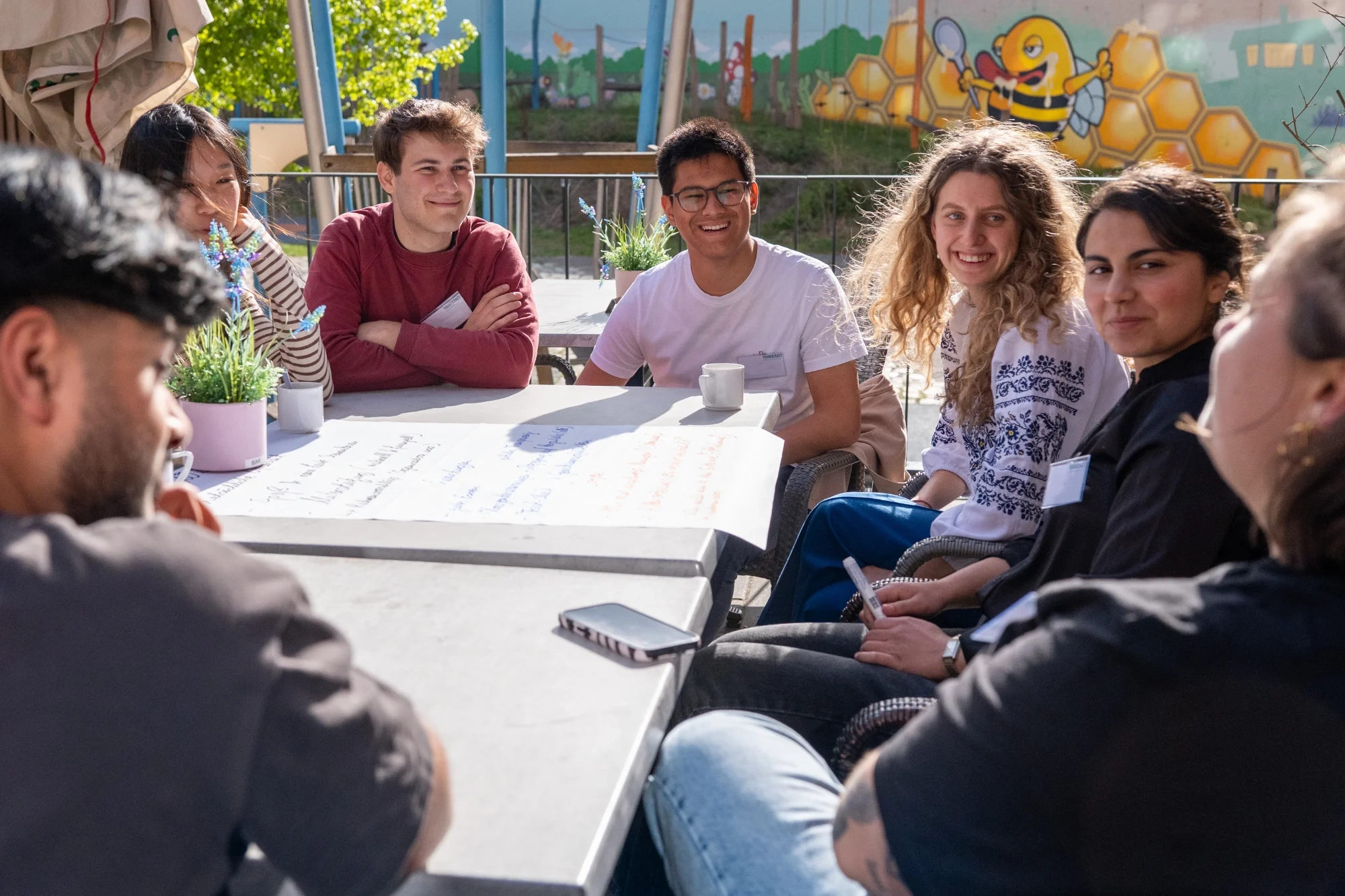 Unsere Demokratiebotschafter*innen in Berlin im April 2026